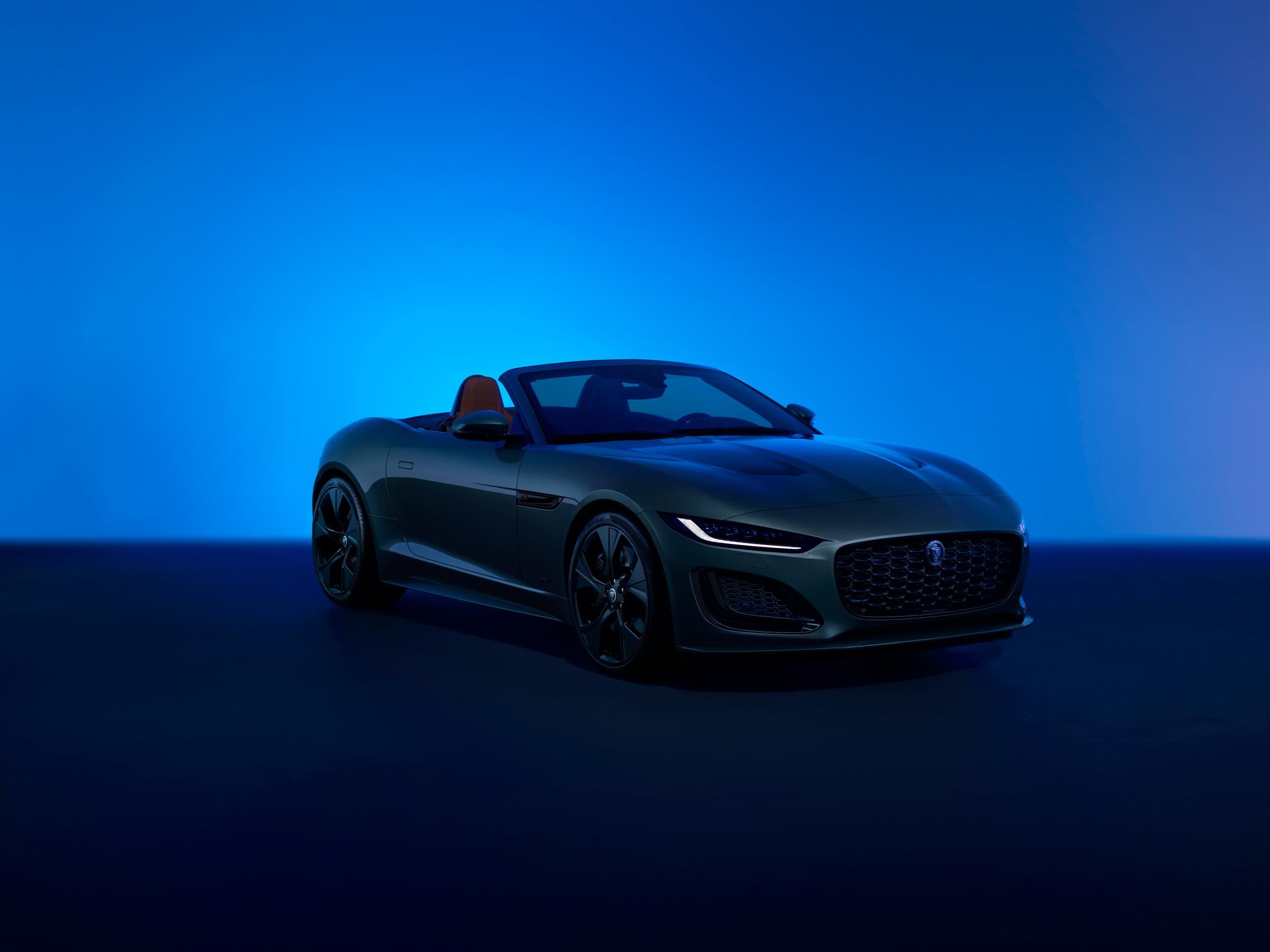 Jaguar F-Type Front Side View