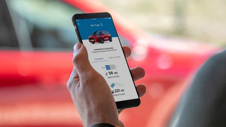 Kuga Plug shown In Fordpass App.