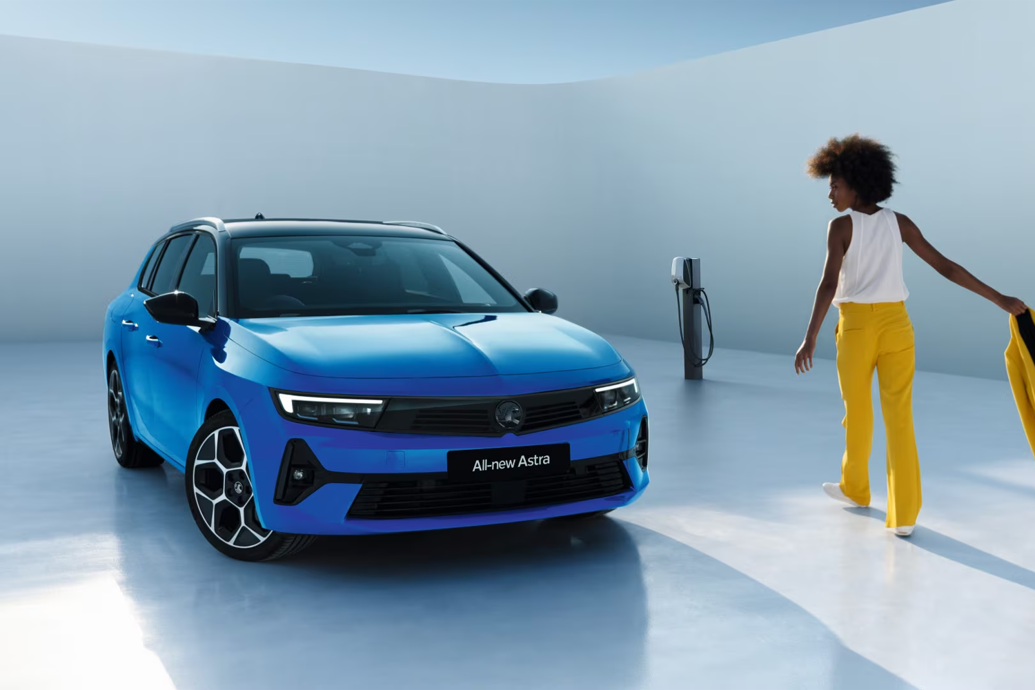 blue vauxhall astra