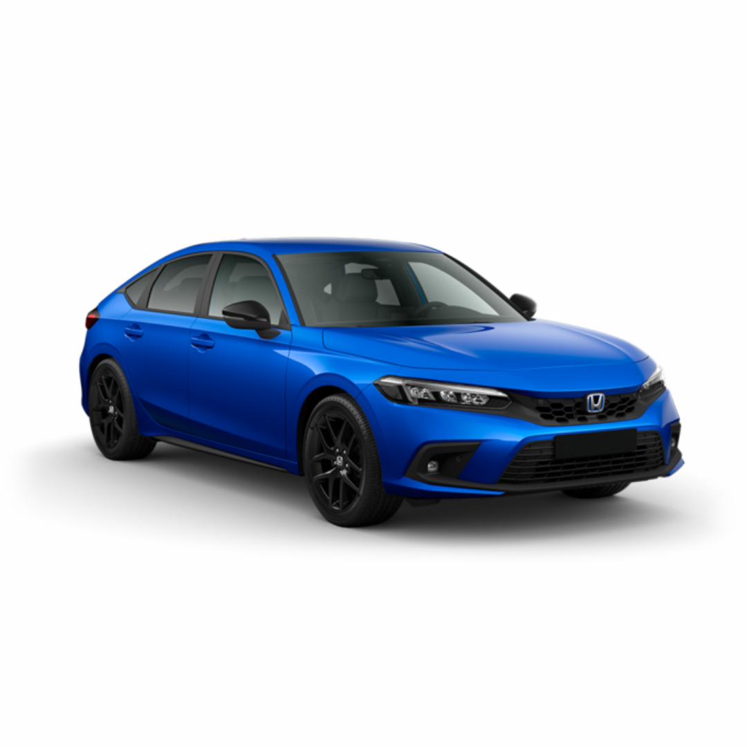 Blue Honda Civic