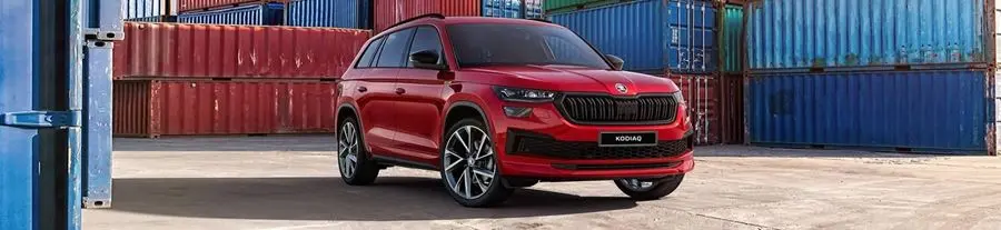 Skoda Kodiaq parked