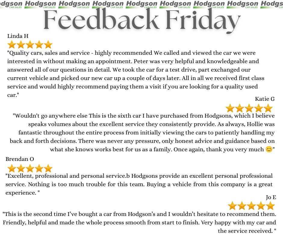 Feedback Friday !