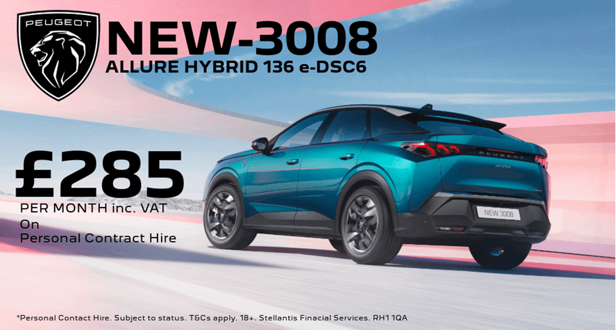 NEW 3008 ALLURE HYBRID PCH OFFER