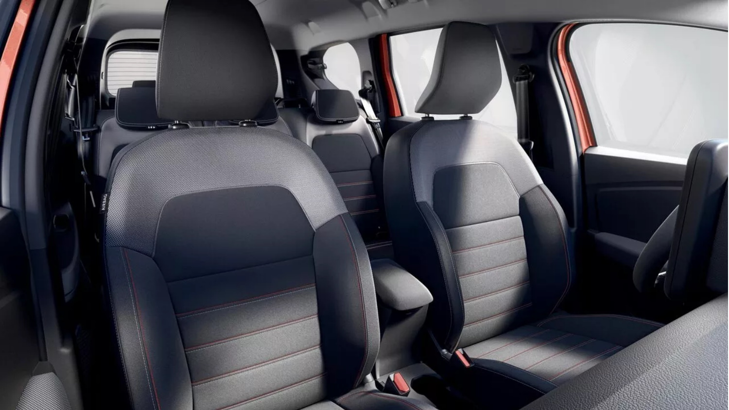 Dacia Jogger seats from front view