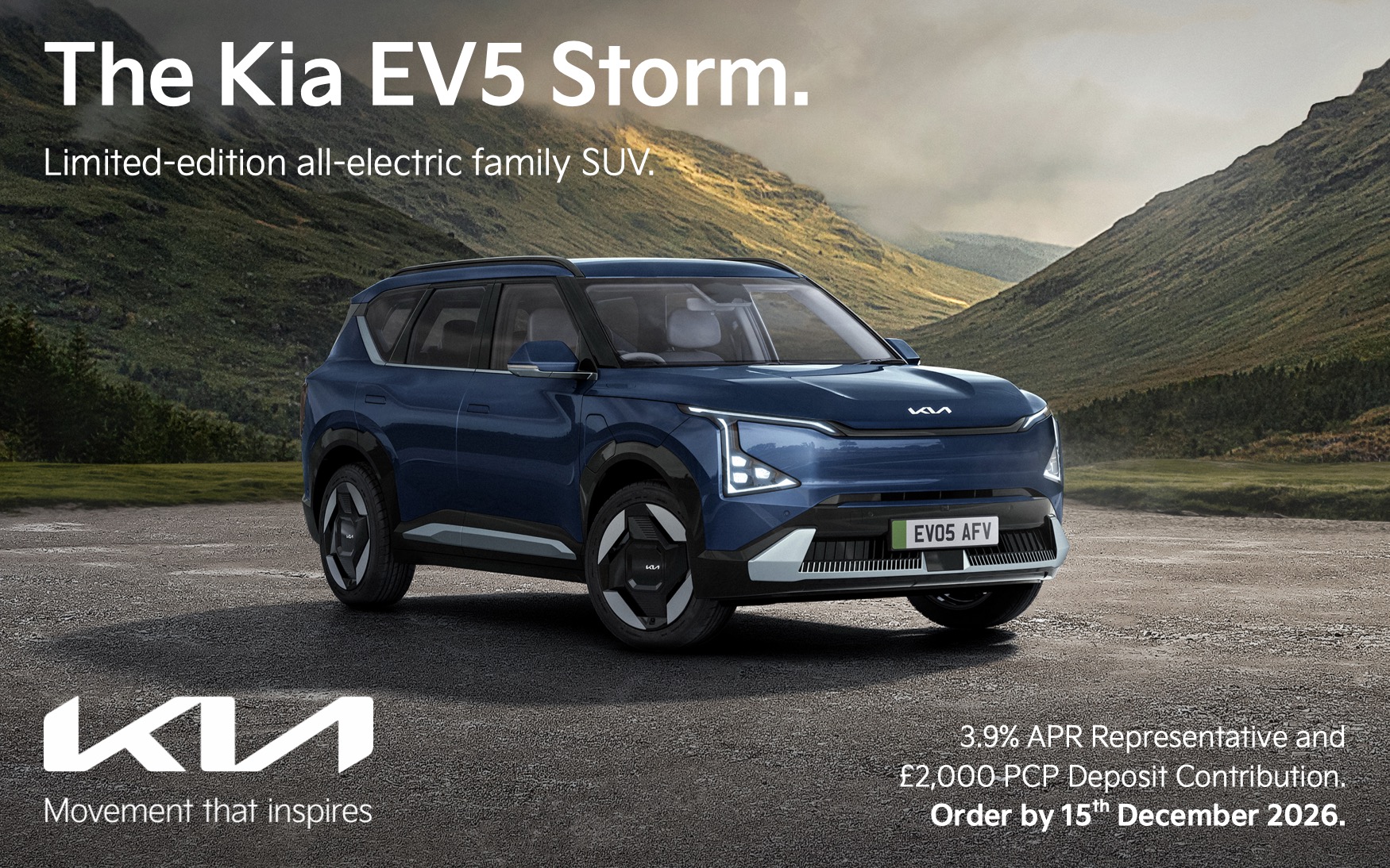 KIA EV5 STORM LIMITED EDITION | GRAVELLS KIA