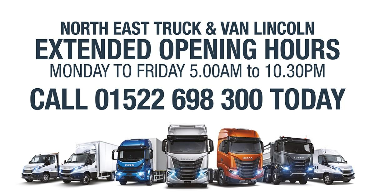 North East Truck & Van Lincoln extending servicing hours due to demand