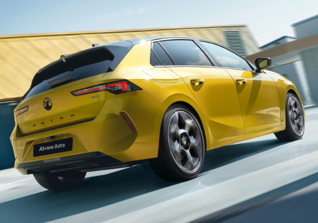 New astra rear