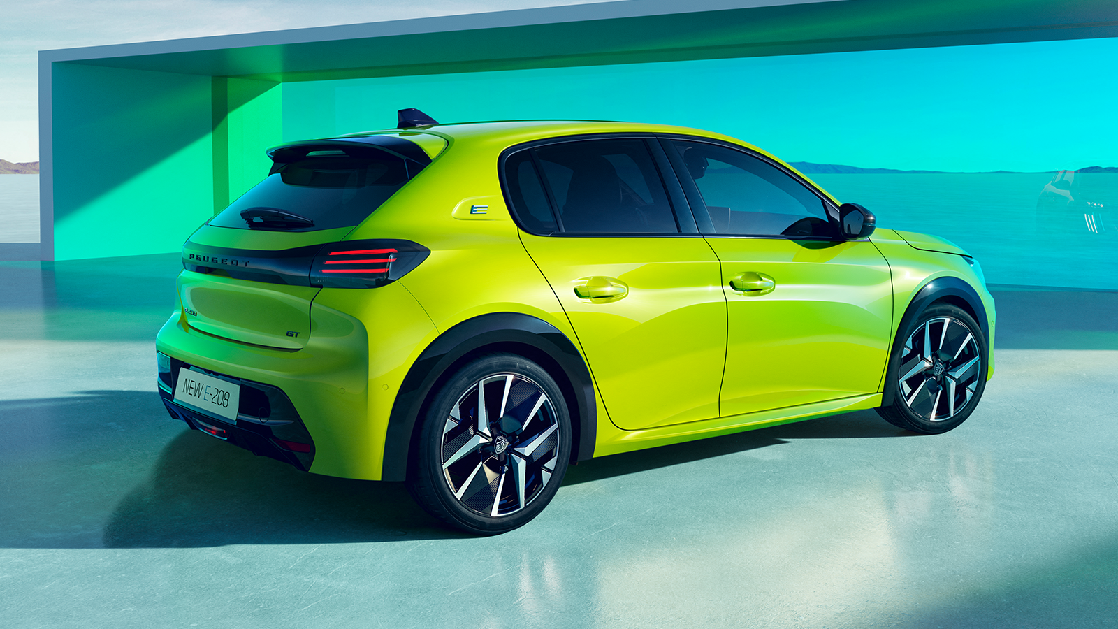 New Peugeot 208 Facelift rear