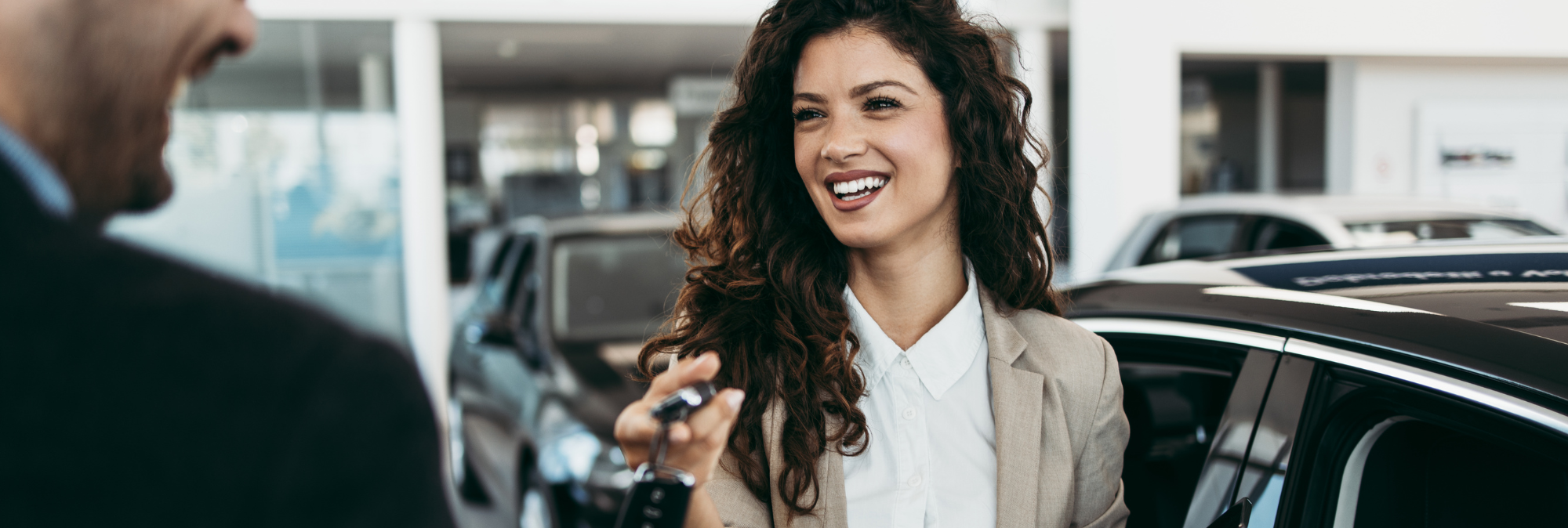 Person Receiving Keys