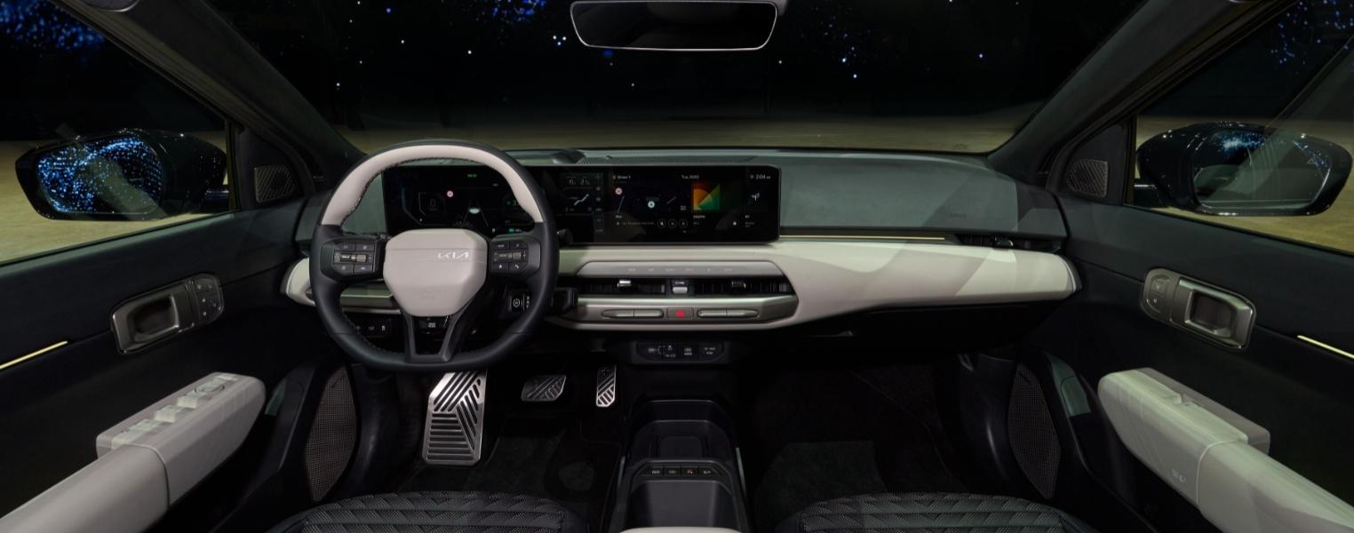 Kia EV4 Interior During Night