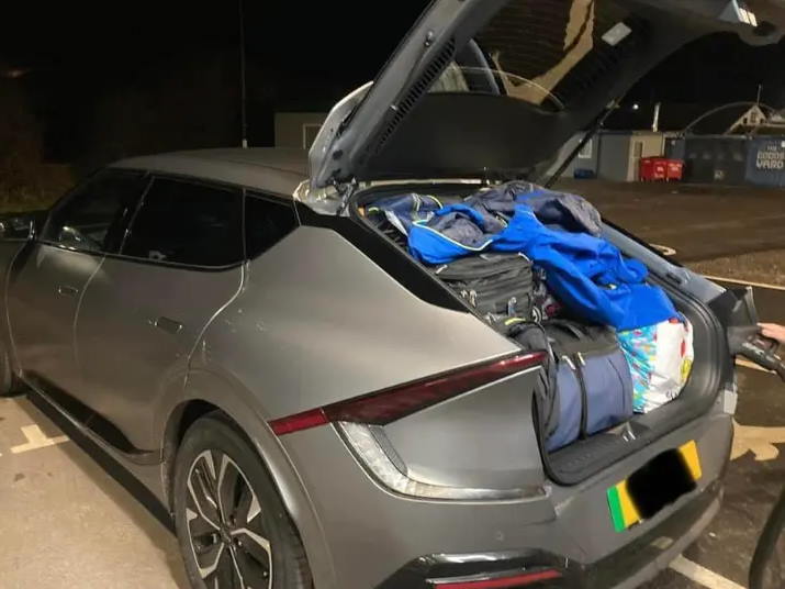 Car with full boot