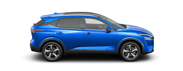 Side view of Nissan Qashqai Epower