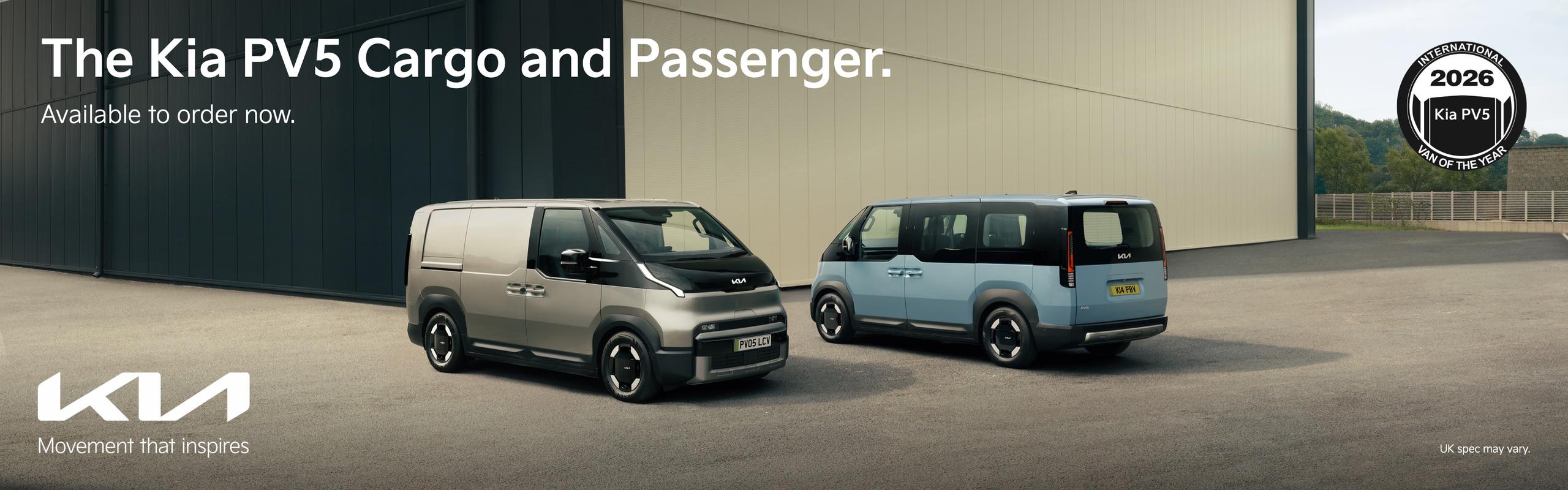 Kia PBV Vans | Order Now at Gravells