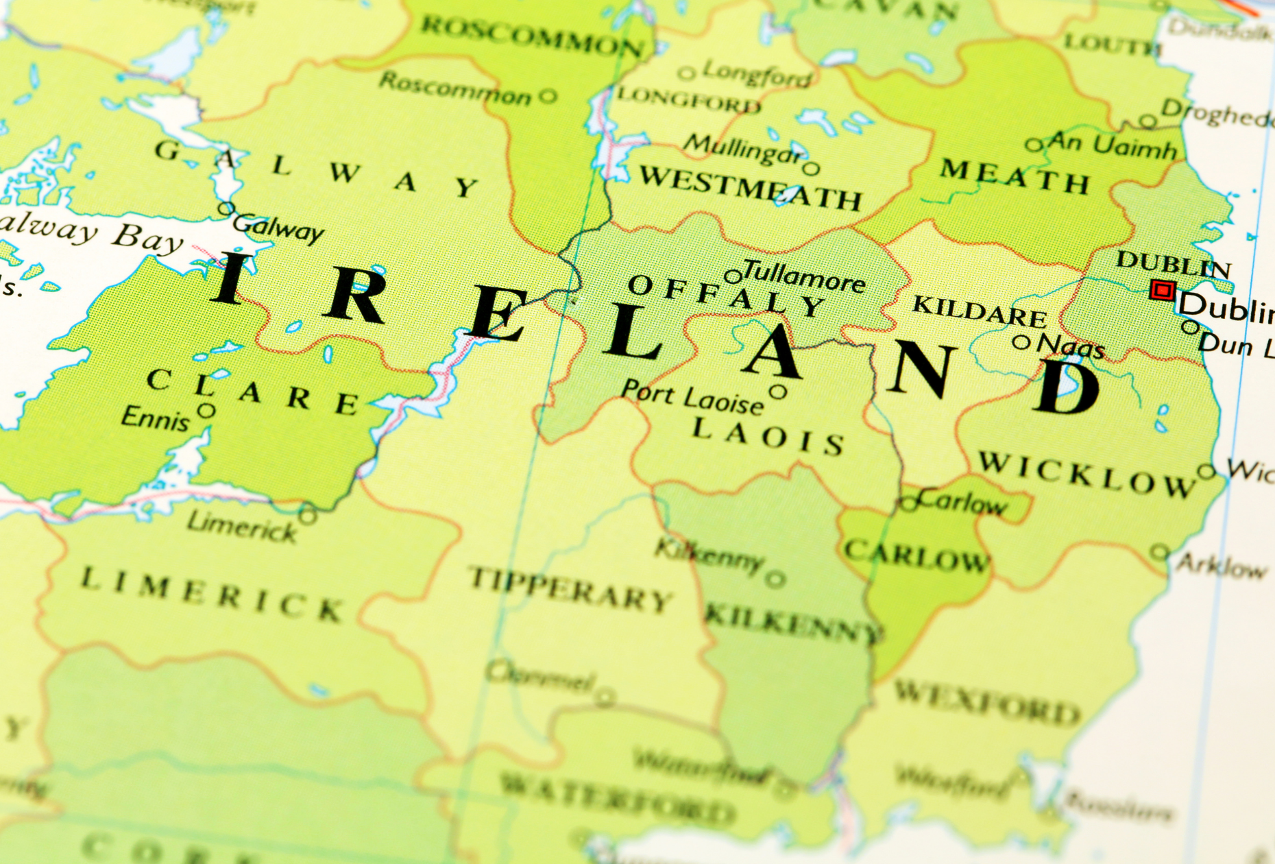 Map of Ireland