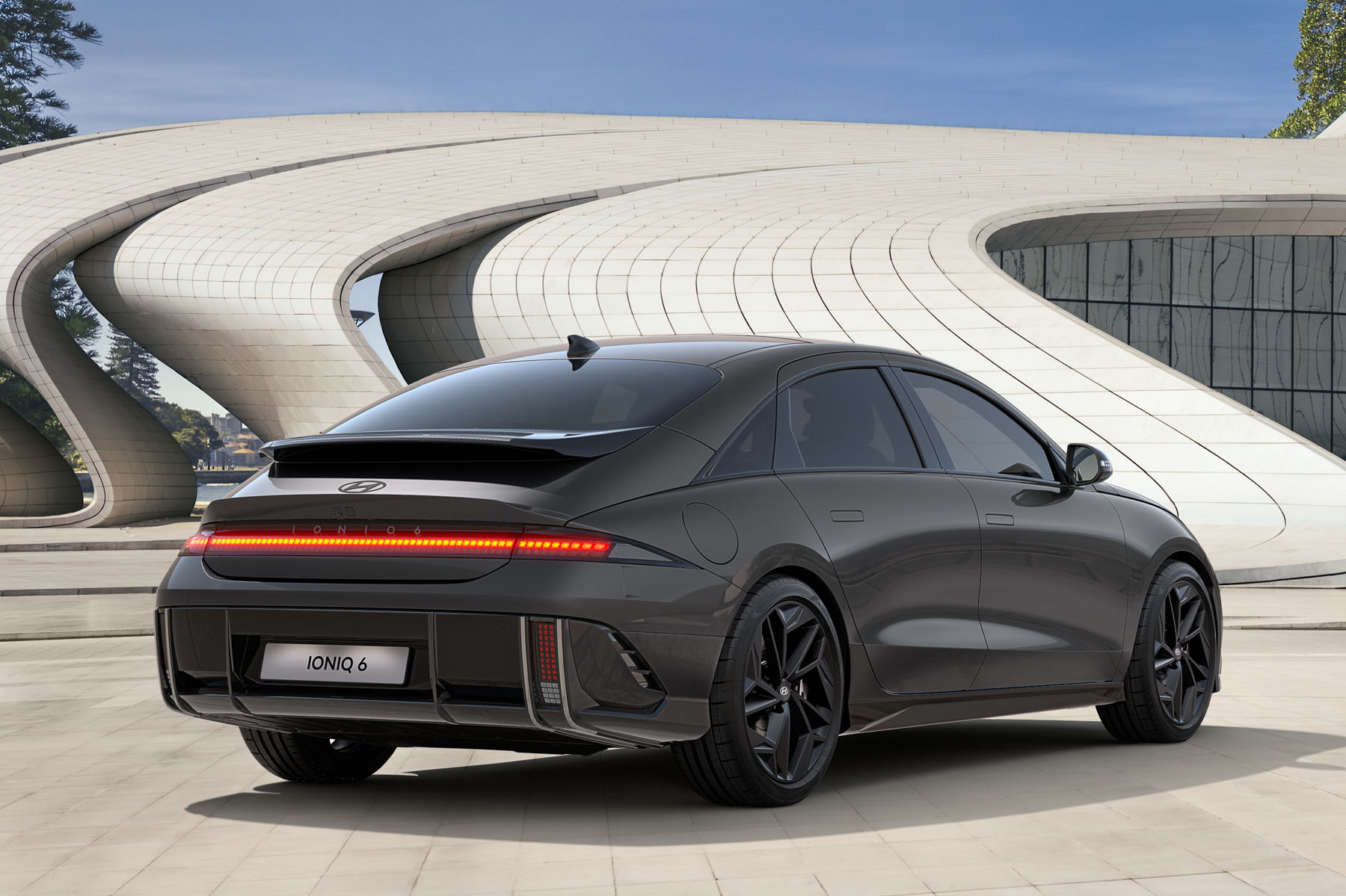 All-new IONIQ 6 N Rear Side View