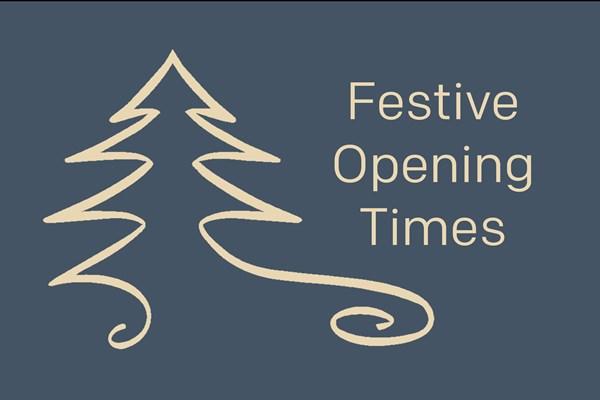 Festive Opening Times December 2023