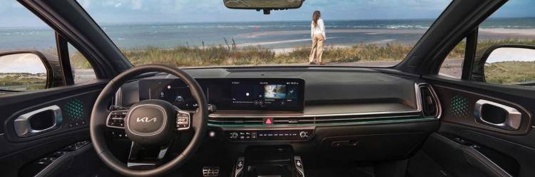 Kia Sorento Steering Wheel And Dashboard