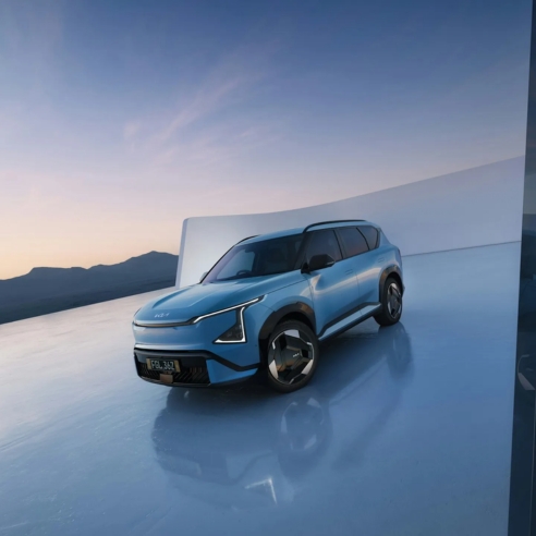 Kia Ev5 Exterior Front Side View