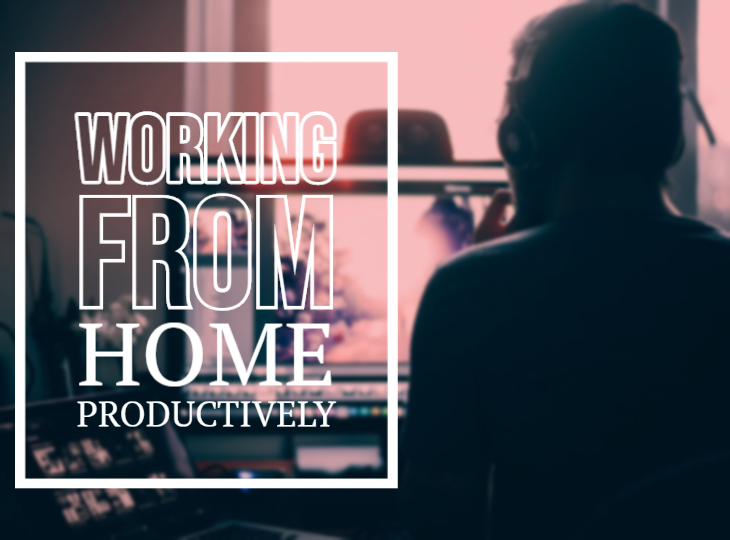 Working from home, productively.