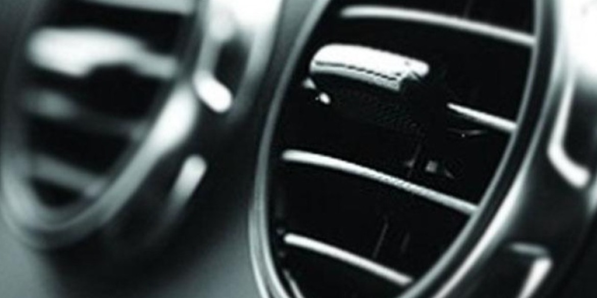 close up of car ventilation