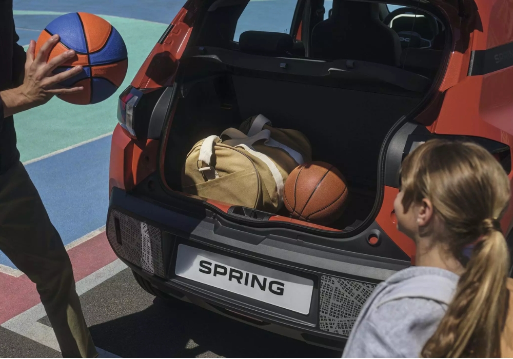 Spring rear storage