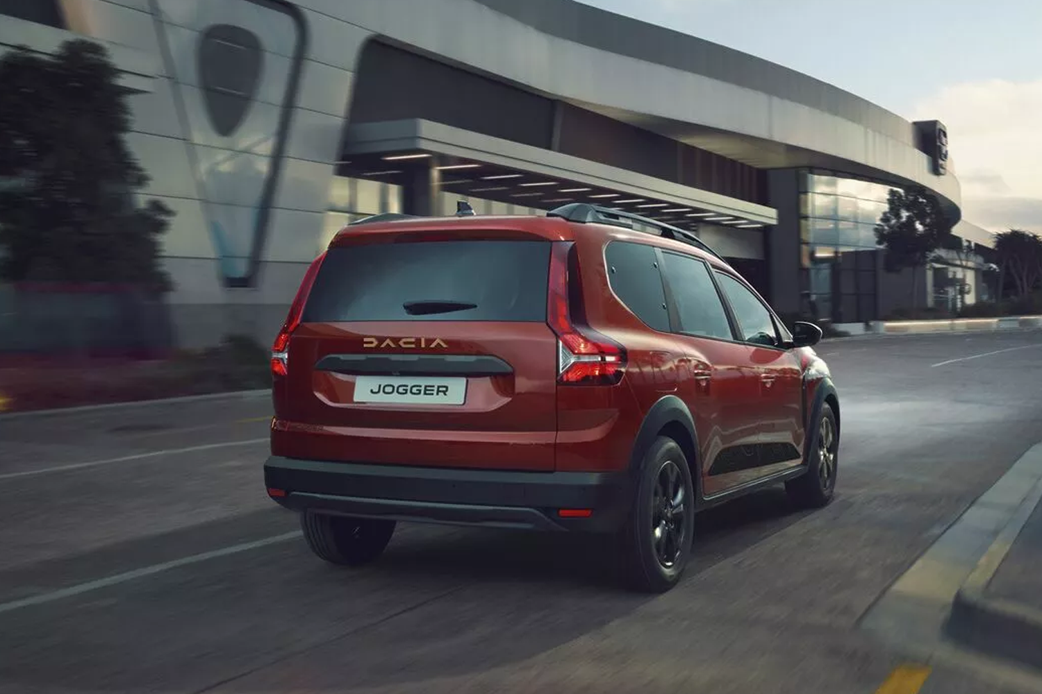 Red Dacia Jogger Exterior