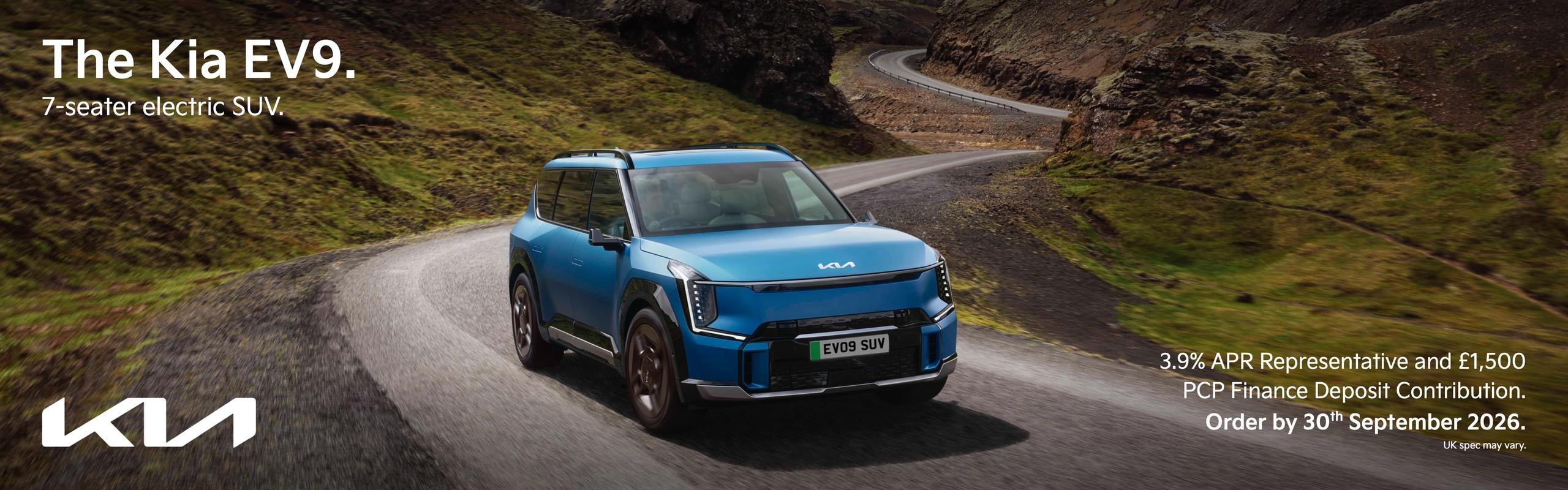 KIA EV9 FINANCE OFFER GRAVELLS