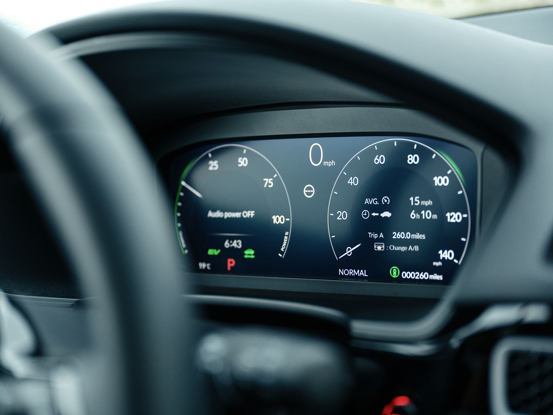 The speedometer screen within the 2026 Honda Civic