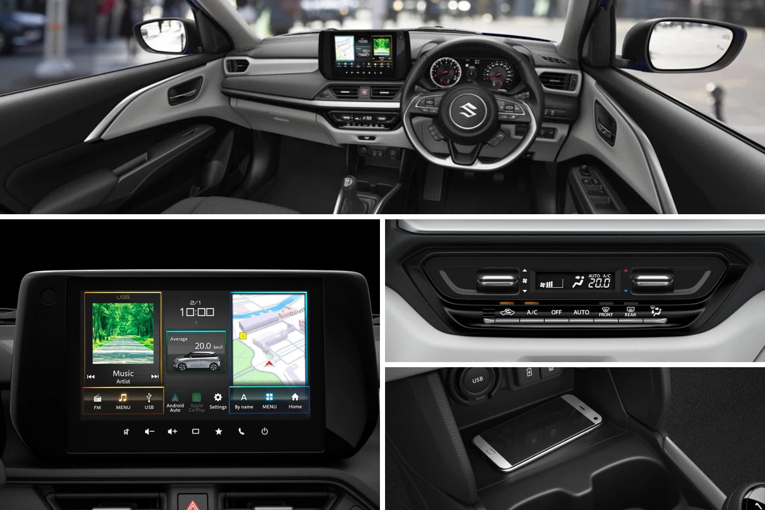 new swift interior tech