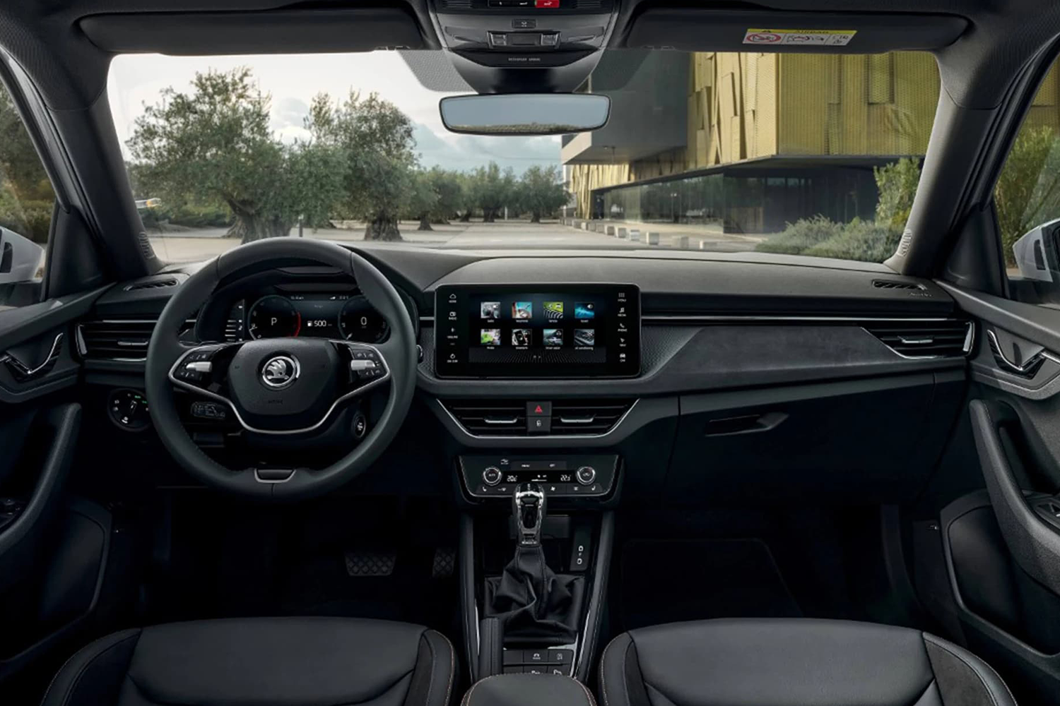 all black cockpit