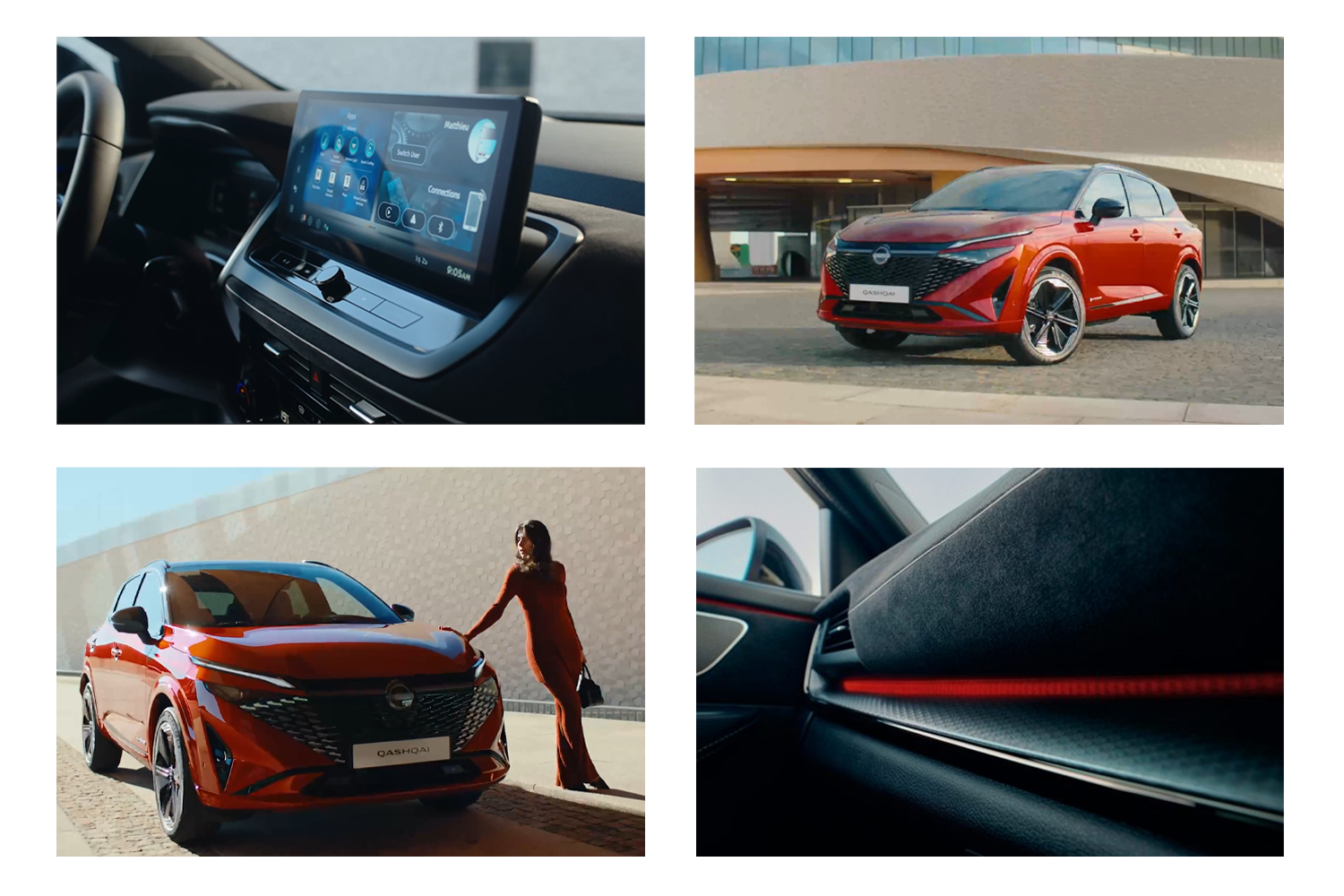 qashqai interior and exterior design features