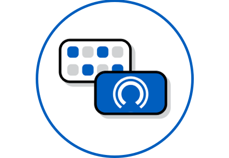 Screen mirroring illustration