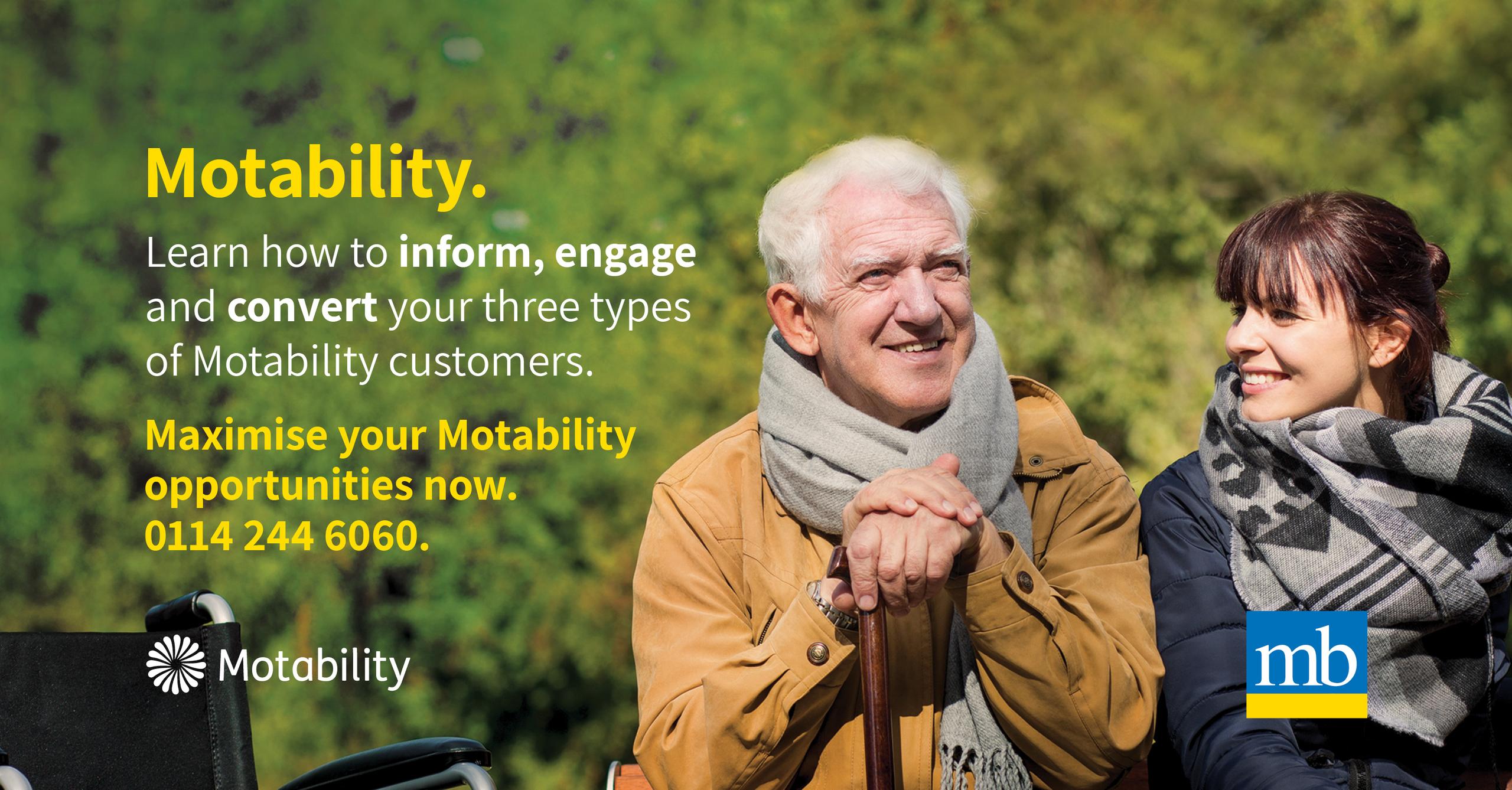 How to inform, engage and convert your three types of Motability customers