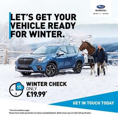 Be Prepared For Winter With Our Winter Check!