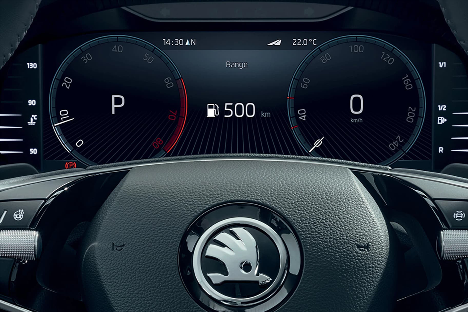 Virtual Cockpit in Skoda Scala