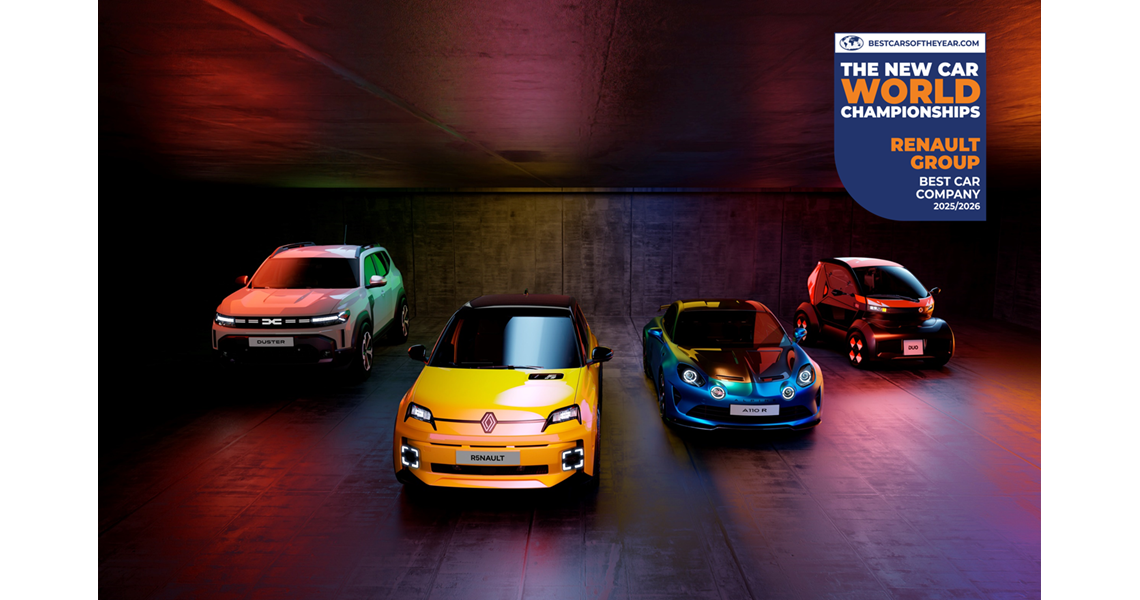 RENAULT GROUP CLEANS UP WITH UNPRECEDENTED FOUR MAJOR WINS AT THE 2025/2026 NEW CAR WORLD CHAMPIONSHIPS 