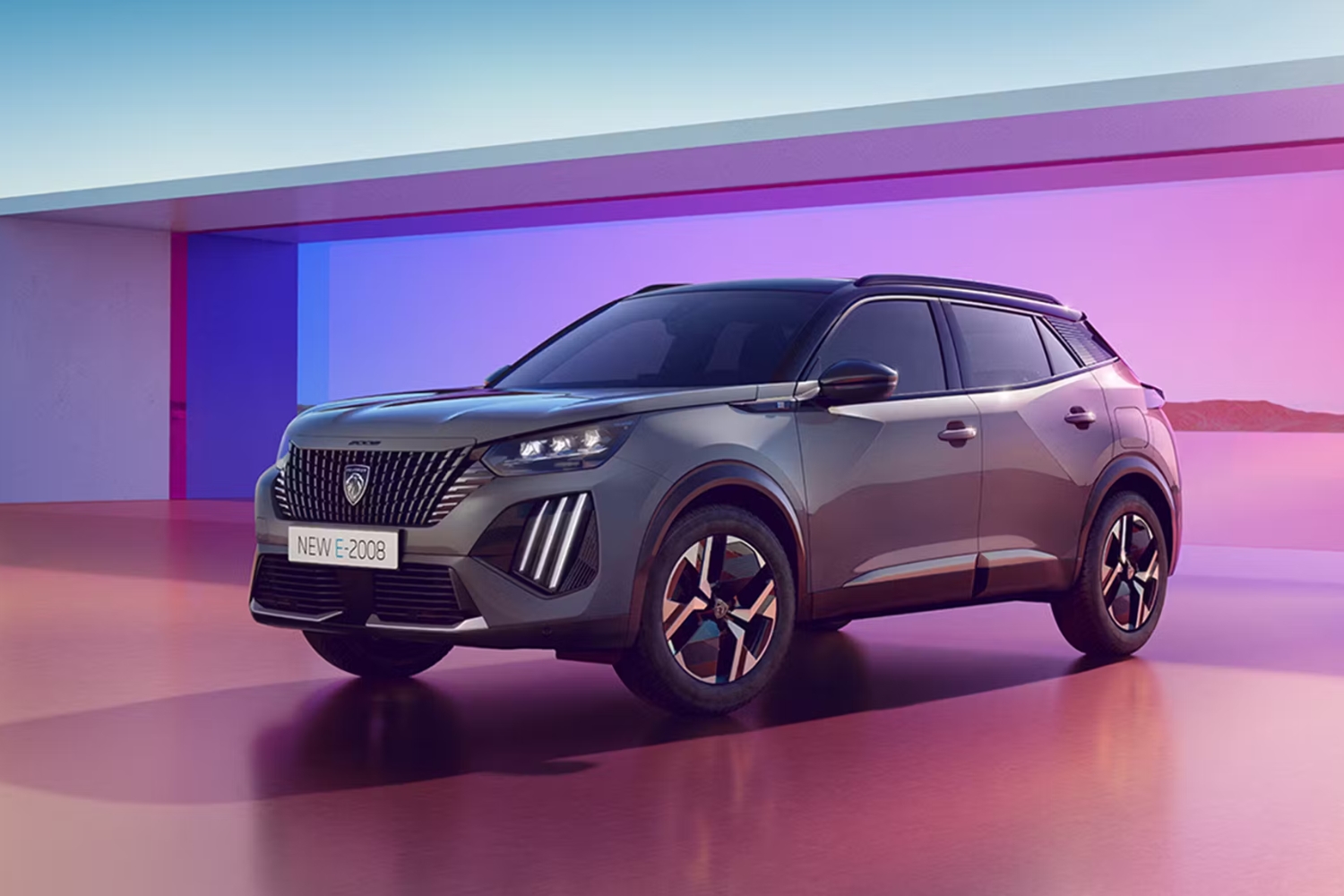 Peugeot 2008 exterior frontal side view.
