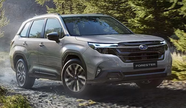 Silver subaru Forester