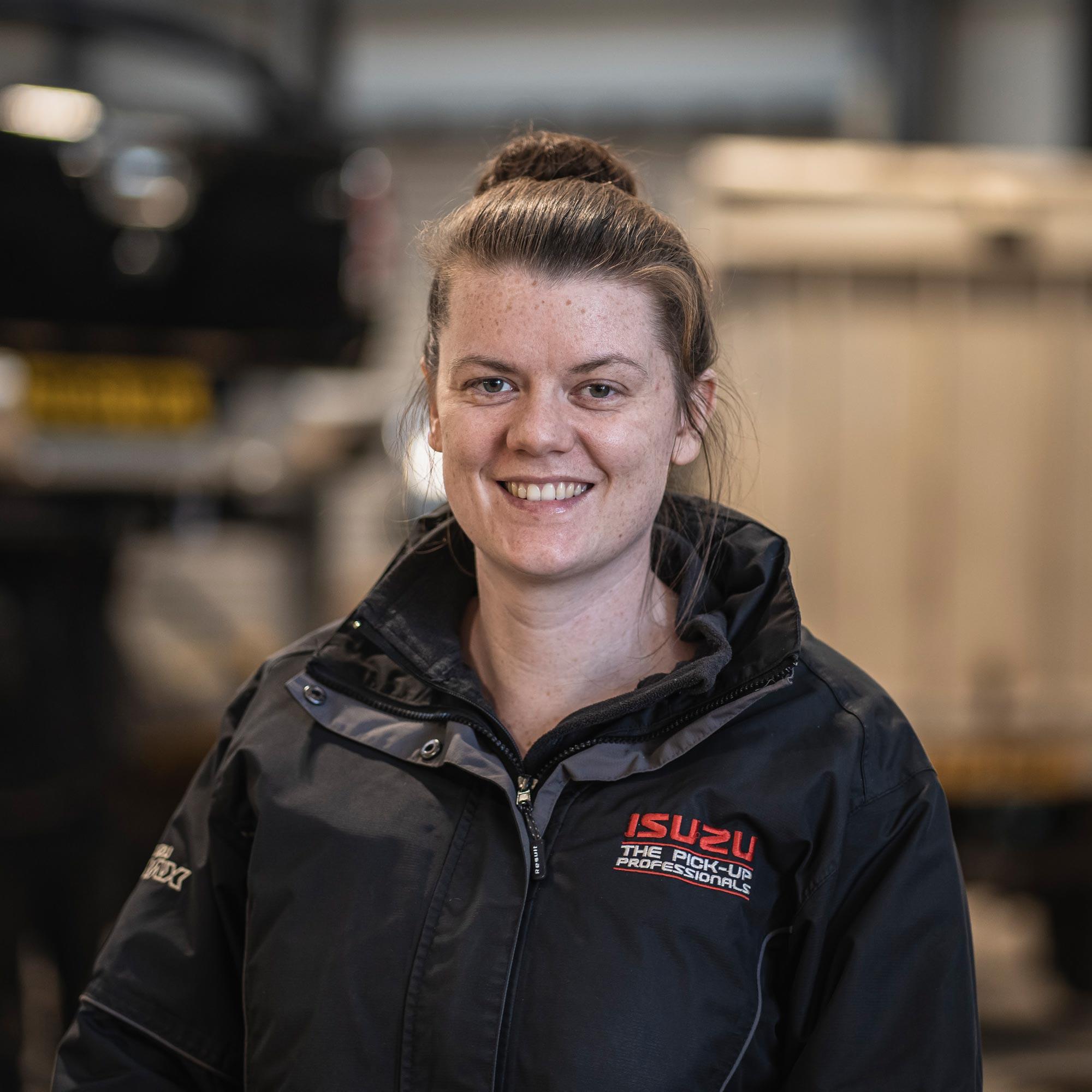 Siobhan Moore at Otter Vale Motor Services