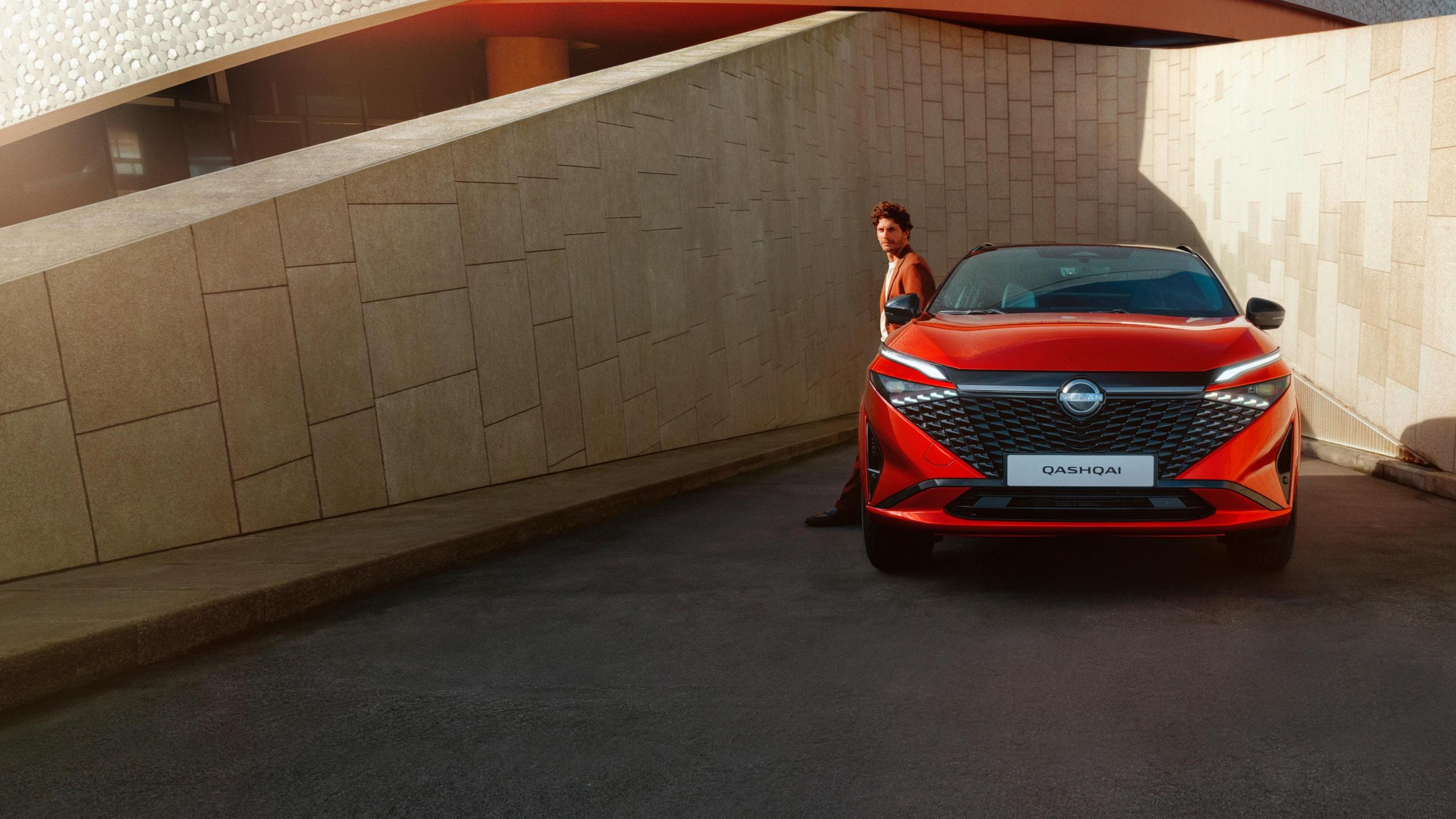 New Nissan Qashqai parked