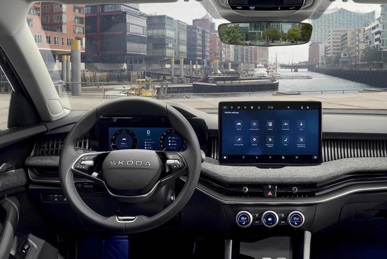 Skoda Superb Estate driver cockpit