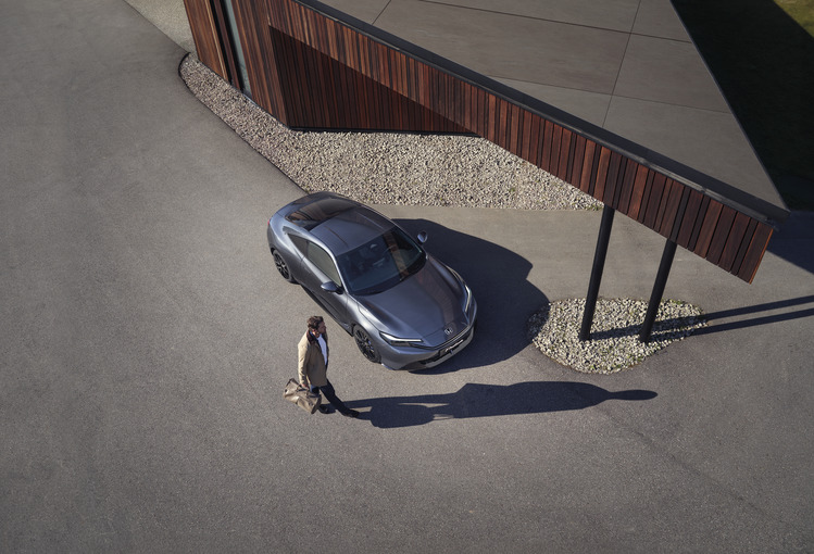 Honda Prelude Birdseye view