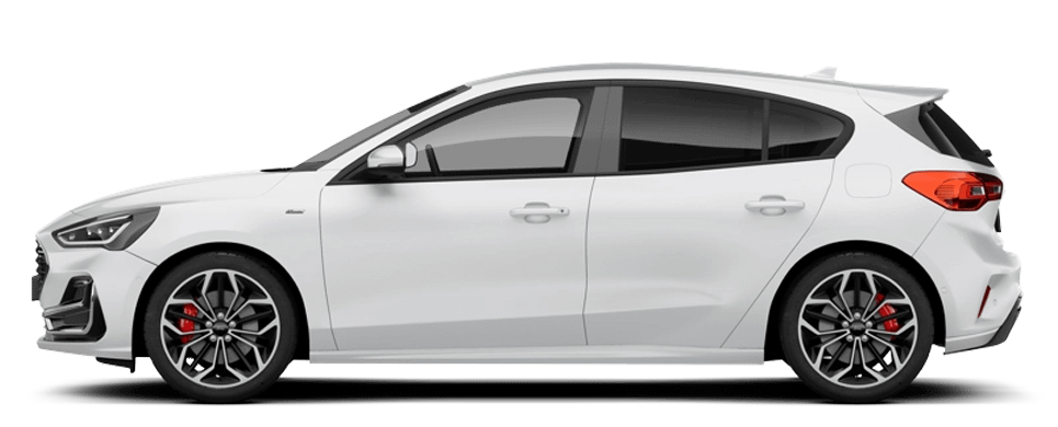 White Ford Focus