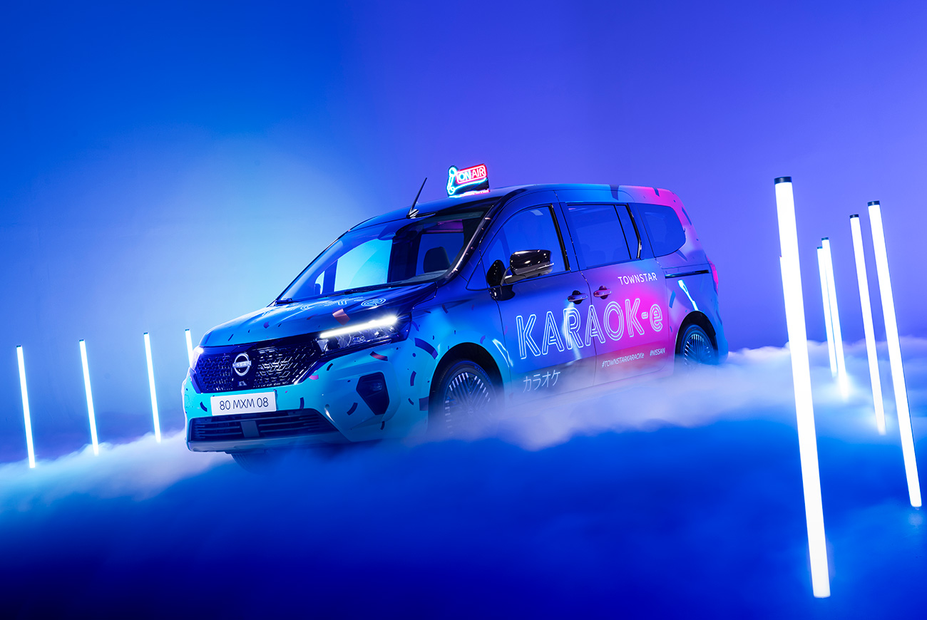 Buckle up and sing out loud with Nissan Townstar Karaok-e