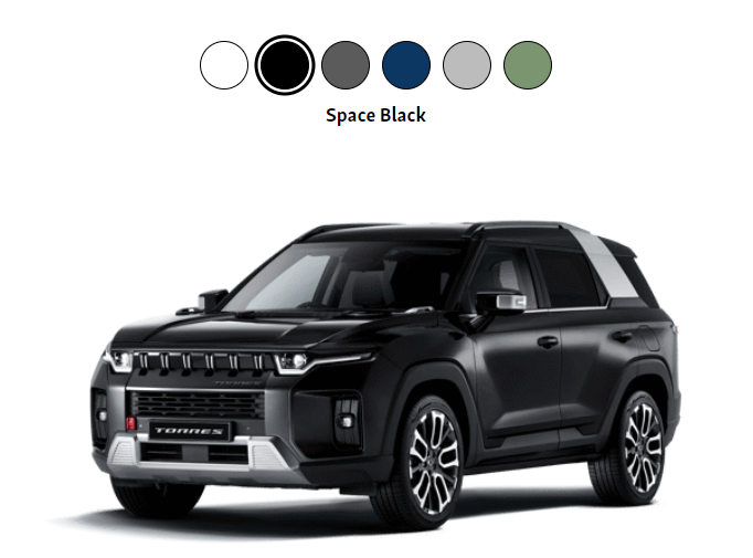 SPACE BLACK KGM TORRES