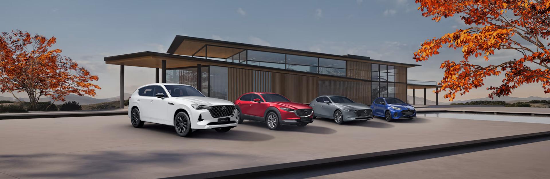 Mazda Range on display 