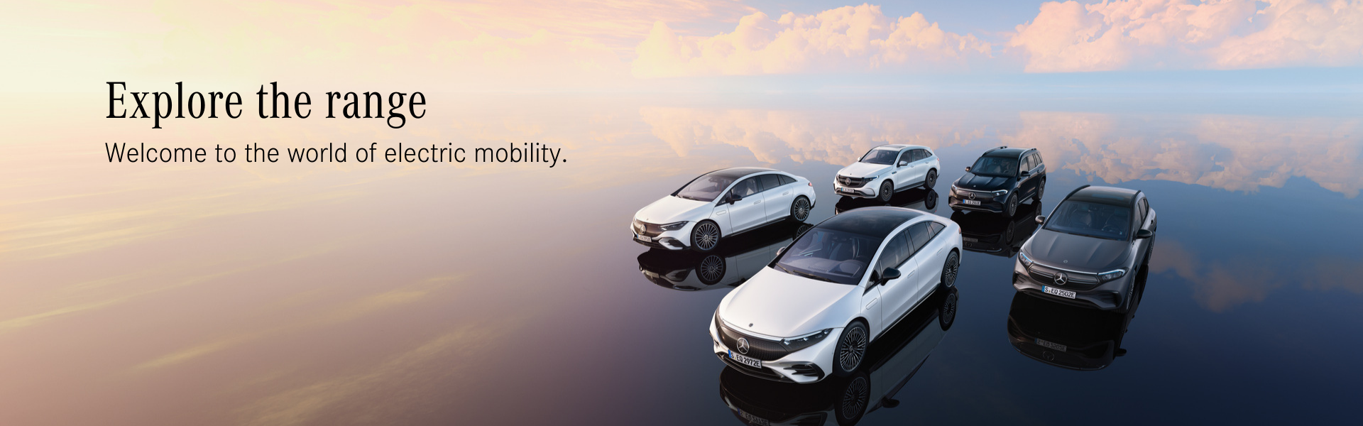 Explore the range - welcome to the world of electric mobility