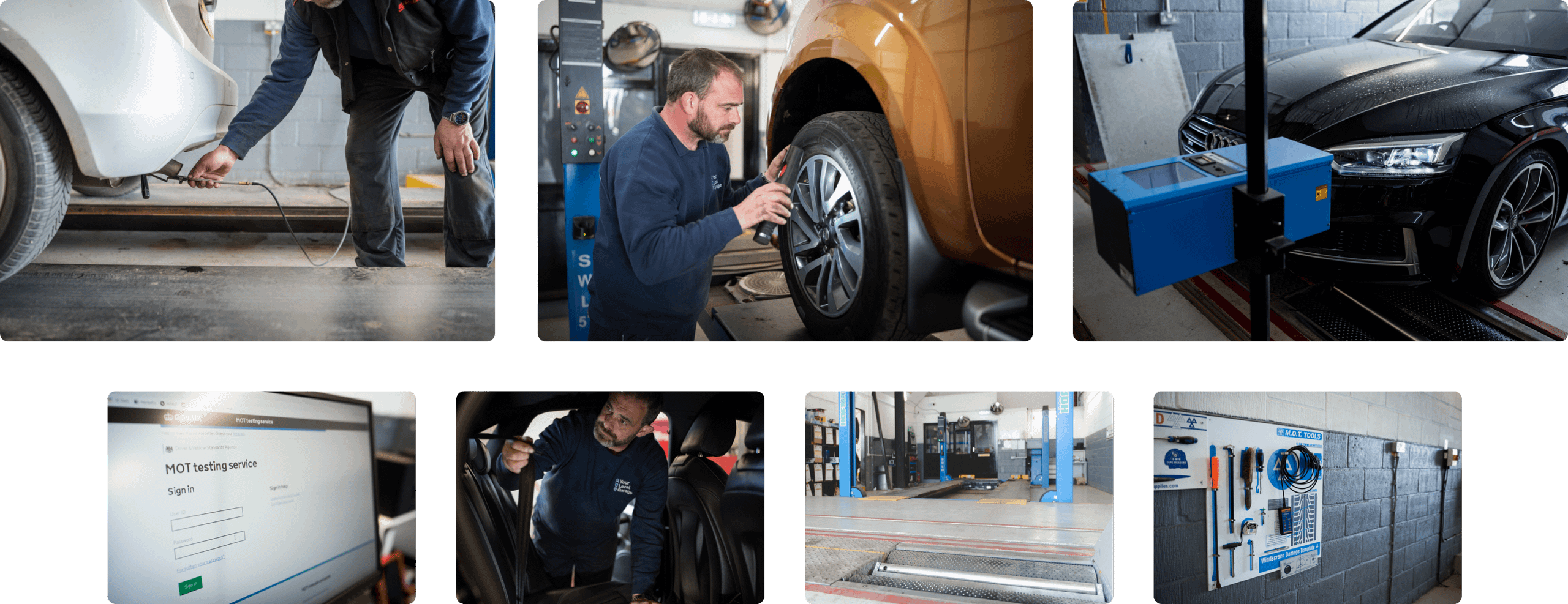 MOT being performed 