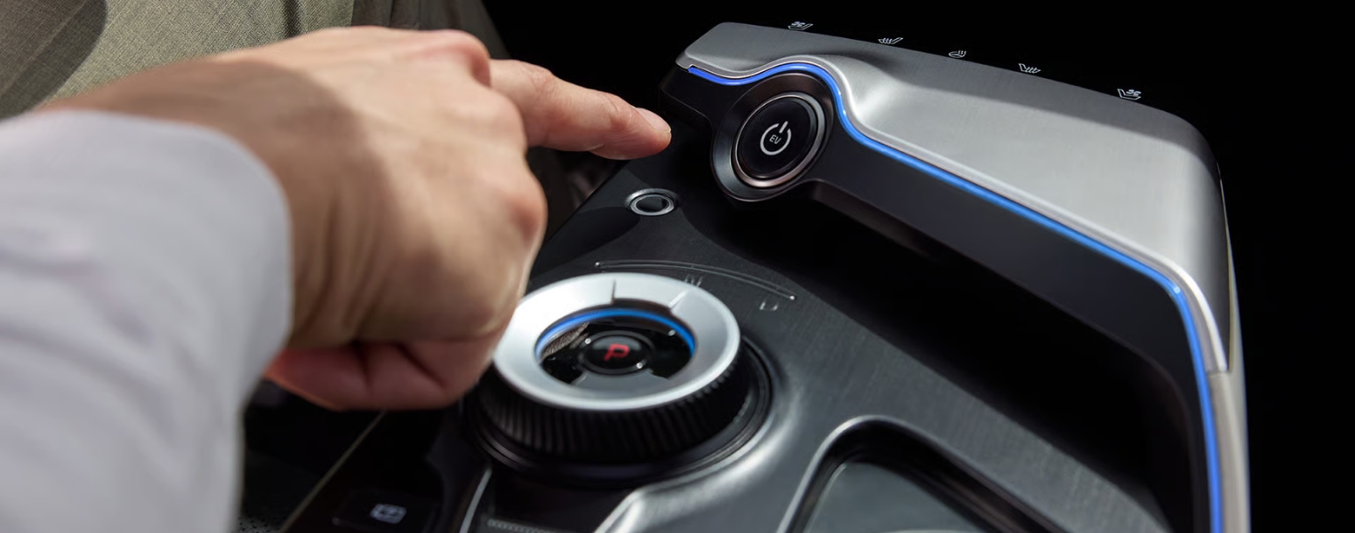Close-up of Kia EV6 Fingerprint System