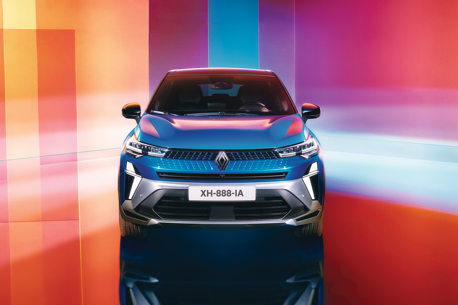 Blue Renault Captur Exterior